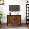 vidaXL TV skř&iacute;ňka s dv&iacute;řky hněd&yacute; dub 60x35x45 cm kompozitn&iacute; dřevo