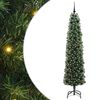 vidaXL Uměl&yacute; v&aacute;nočn&iacute; stromeček Zelen&aacute; 210 cm PVC, ocel a plast