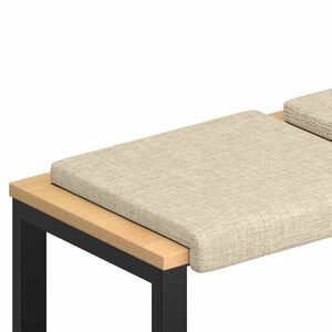 vidaXL Pol&scaron;t&aacute;ř na lavici 2 ks Textil Kr&eacute;mov&aacute; Hloubka 35 cm