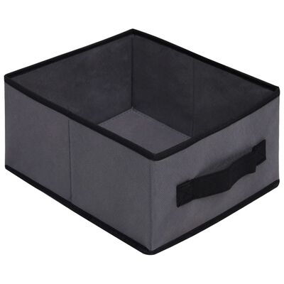 vidaXL Úložná skříňka se 6 zásuvkami 55 x 29 x 55 cm šedá ocel