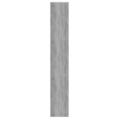 vidaXL 5patrová knihovna šedá sonoma 80 x 30 x 189 cm kompozitní dřevo