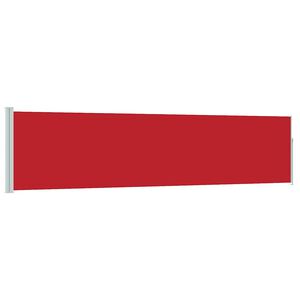 vidaXL Zatahovac&iacute; bočn&iacute; mark&yacute;za/z&aacute;stěna na terasu 120 x 500 cm červen&aacute;