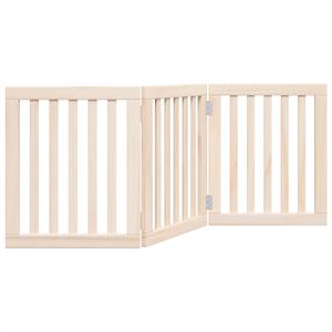 vidaXL Skl&aacute;dac&iacute; ps&iacute; branka, 3d&iacute;ln&aacute;, 150 cm, topolov&eacute; dřevo