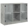 vidaXL Př&iacute;born&iacute;k betonově &scaron;ed&yacute; 102 x 37 x 75,5 cm kompozitn&iacute; dřevo