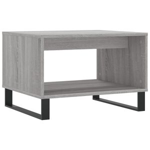 vidaXL Konferenčn&iacute; stolek &scaron;ed&yacute; sonoma 60 x 50 x 40 cm kompozitn&iacute; dřevo