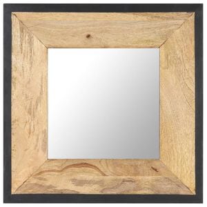 vidaXL Zrcadlo 50 x 50 cm masivn&iacute; mangovn&iacute;kov&eacute; dřevo