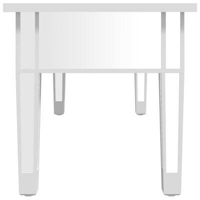vidaXL Zrcadlový konferenční stolek 106x45x45 cm kompozitní dřevo sklo