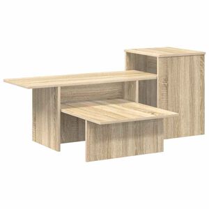 vidaXL Konzolov&yacute; stolek Sonoma dub 91,5 x 35 x 38,5 cm