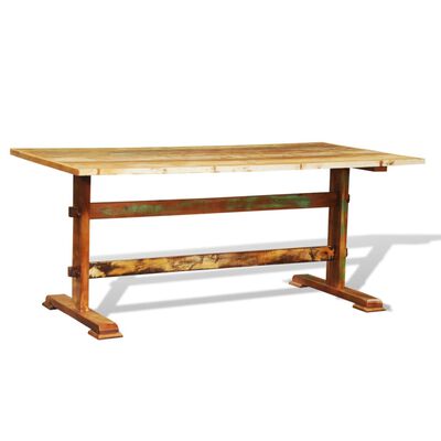 vidaXL Jídelní stůl vintage recyklované dřevo