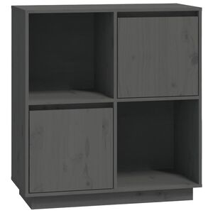 vidaXL Př&iacute;born&iacute;k &scaron;ed&yacute; 74 x 35 x 80 cm masivn&iacute; borov&eacute; dřevo