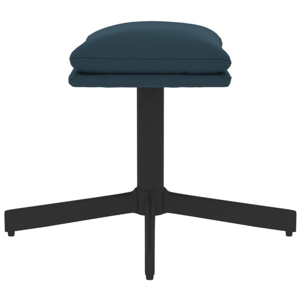 vidaXL Podnožka modr&aacute; 60x60x36 cm samet