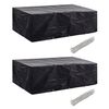 vidaXL Plachty na zahradn&iacute; n&aacute;bytek 2 ks polyratan 10 oček 300 x 140 cm