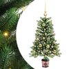 vidaXL V&aacute;nočn&iacute; stromeček s 150 LED diodami s stojanem Zelen&aacute; 90 cm PE