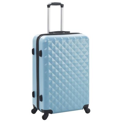 vidaXL Sada skořepinových kufrů na kolečkách 3 ks modrá ABS