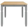 vidaXL Jídelní stůl Corona šedý 180 x 90 x 75 cm masivní borové dřevo