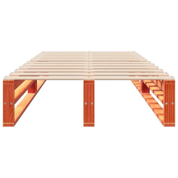 vidaXL Postel bez matrace voskově hněd&aacute; 100 x 200 cm masivn&iacute; borovice