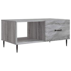 vidaXL Konferenčn&iacute; stolek &Scaron;ed&aacute; sonoma 90 x 50 x 40 cm Kompozitn&iacute; dřevo