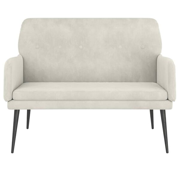 vidaXL Lavice kr&eacute;mov&aacute; 108 x 79 x 79 cm samet