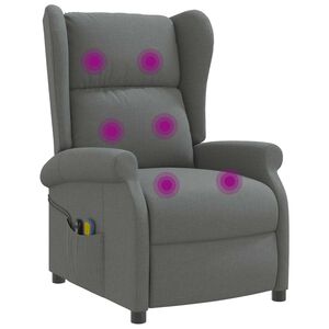 vidaXL Tmavě &scaron;ed&aacute; Textil