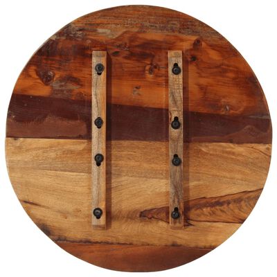 vidaXL Kulatá stolní deska 60 cm 25–27 mm masivní recyklované dřevo