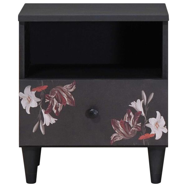 vidaXL Nočn&iacute; stolek Hněd&aacute; 40 x 33 x 46 cm Masivn&iacute; mangov&eacute; dřevo