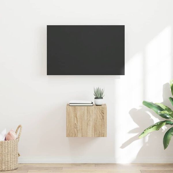 vidaXL TV wall cabinet Sonoma 60 x 31 x 29.5 cm kompozitní dřevo