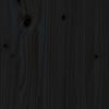 vidaXL Čelo postele čern&eacute; 140,5 x 4 x 100 cm masivn&iacute; borovice