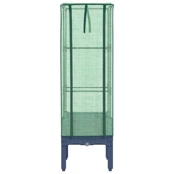 vidaXL Vyv&yacute;&scaron;en&yacute; z&aacute;hon se sklen&iacute;kem ratanov&yacute; vzhled 40 x 40 x 140 cm