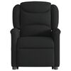 vidaXL Zvedac&iacute; mas&aacute;žn&iacute; polohovac&iacute; křeslo čern&eacute; textil