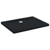 vidaXL Sprchov&yacute; z&aacute;kladn&iacute; t&aacute;c s tečkami 90 x 70 x 4 cm ABS Čern&aacute;