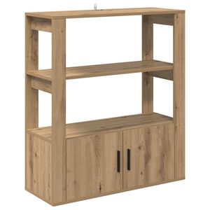 vidaXL Serv&iacute;rovac&iacute; skř&iacute;ň dub artisan 30 x 80 x 90 cm Kompozitn&iacute; dřevo