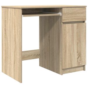 vidaXL Psac&iacute; stůl dub sonoma 86x49x76 cm kompozitn&iacute; dřevo