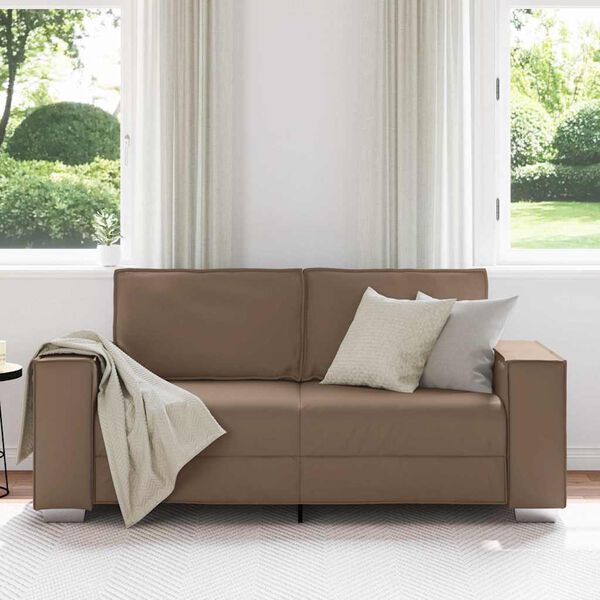 vidaXL Pohovka Cappuccino 180 x 80 x 84 cm textil