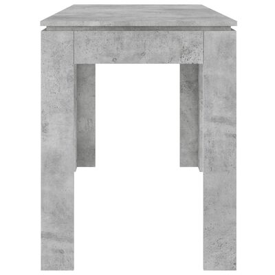 vidaXL Jídelní stůl betonově šedý 120 x 60 x 76 cm dřevotříska