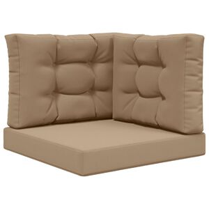 vidaXL Venkovn&iacute; pol&scaron;t&aacute;ř na pohovku Polyester Taupe 60 x 60 cm