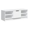 vidaXL TV skř&iacute;ňka b&iacute;l&aacute; 102 x 35,5 x 36,5 cm kompozitn&iacute; dřevo