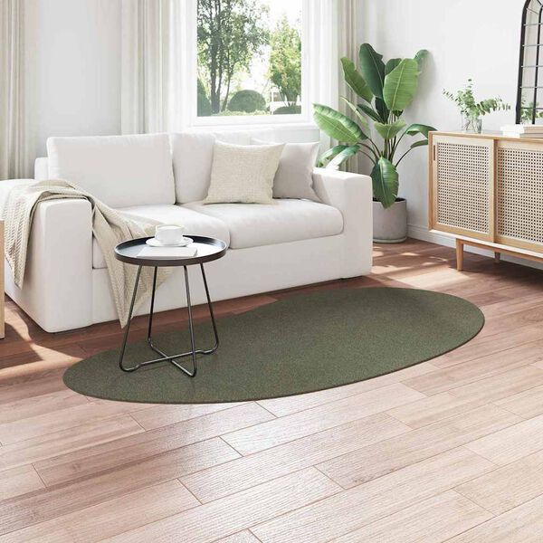 vidaXL Kusov&eacute; koberce HUARTE Lesn&iacute; zelen&aacute; 100 x 200 cm Polyester