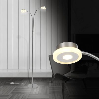 Dvouramenná nastavitelná stojací lampa s vestavěnými LED 2 x 5 W