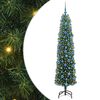 vidaXL Uměl&yacute; v&aacute;nočn&iacute; stromeček Zelen&aacute; 180 cm PVC, ocel a plast