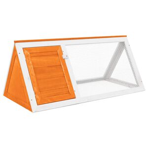 vidaXL Klec na zv&iacute;ře / kr&aacute;l&iacute;k&aacute;rna dřevěn&aacute;