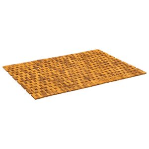 vidaXL Koupelnov&eacute; předložky Př&iacute;rodn&iacute; 85 x 120 cm Masivn&iacute; ak&aacute;tov&eacute; dřevo
