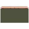 vidaXL Zahradn&iacute; lavice Olivově zelen&aacute; 80 x 40 x 43 cm Ocel