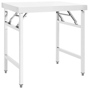 vidaXL Kuchyňsk&yacute; pracovn&iacute; stůl 85 x 60 x 80 cm nerezov&aacute; ocel
