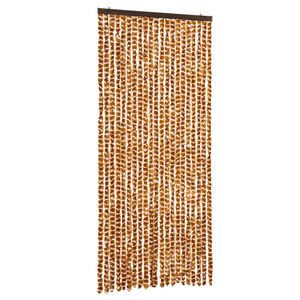 vidaXL Z&aacute;věs proti hmyzu okrovo-b&iacute;l&yacute; 90 x 220 cm Chenille