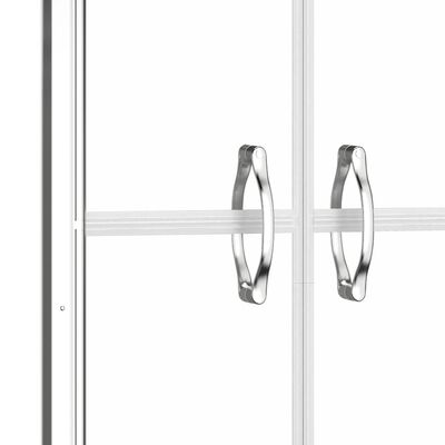 vidaXL Sprchové dveře čiré ESG 76 x 190 cm