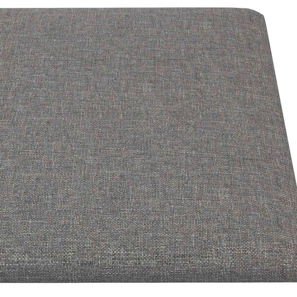 vidaXL N&aacute;stěnn&yacute; čeln&iacute;k 12 pcs Světle &scaron;ed&aacute; 30 x 15 cm textil