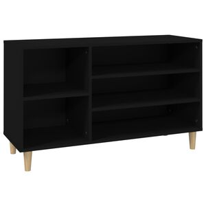 vidaXL Botn&iacute;k čern&yacute; 102x36x60 cm kompozitn&iacute; dřevo