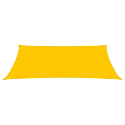 vidaXL Stínící plachta 160 g/m² žlutá 2,5 x 4 m HDPE