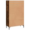 vidaXL Skř&iacute;ň highboard kouřov&yacute; dub 69,5 x 31 x 115 cm kompozitn&iacute; dřevo