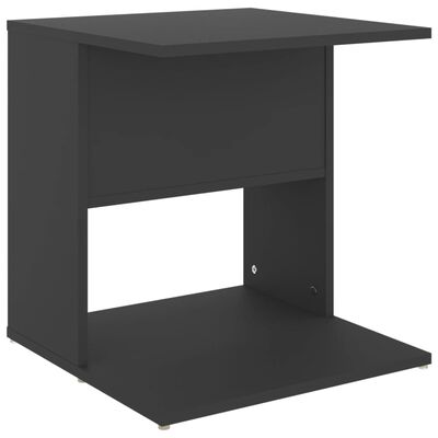 vidaXL Odkládací stolek šedý 45 x 45 x 48 cm dřevotříska